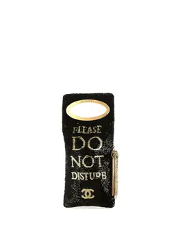 Chanel Pre-Owned: Чёрная сумка 