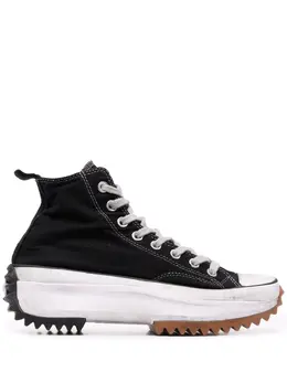 Converse: Чёрные кроссовки  Run Star Hike