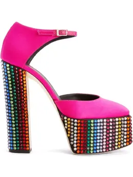 Giuseppe Zanotti: Розовые сандалии  Bebe