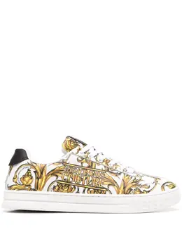 Versace Jeans Couture: Белые кроссовки 