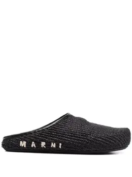 Marni: Чёрные мокасины 