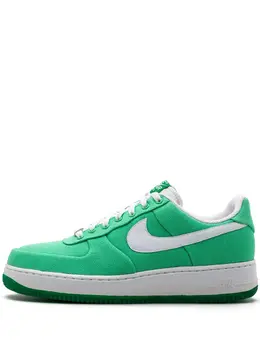 Nike: Зелёные кроссовки Air Force 1 Low