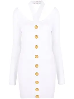 Balmain: Трикотажное платье 