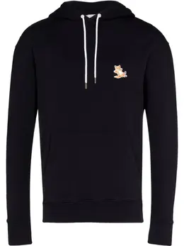 Maison Kitsuné: Чёрная толстовка 
