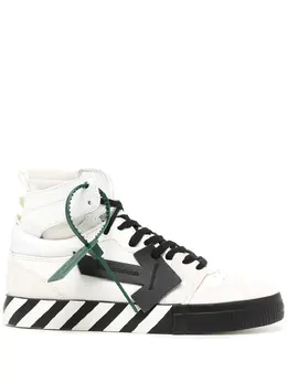 Off-White: Белые кроссовки  Vulcanized