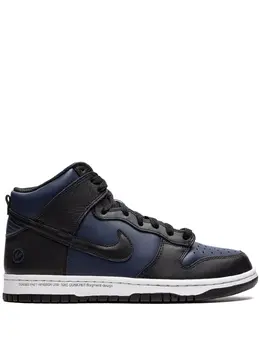 Nike: Чёрные кроссовки  Dunk High