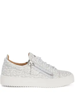 Giuseppe Zanotti: Белые кроссовки  Gail