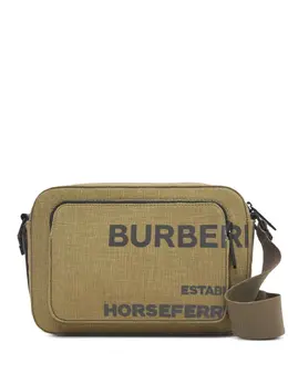 Burberry: Сумка Horseferry с принтом