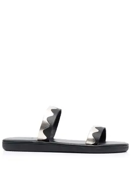 Ancient Greek Sandals: Чёрные сандалии  Paralia