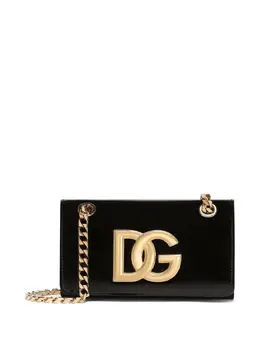 Dolce & Gabbana: Чёрная сумка 