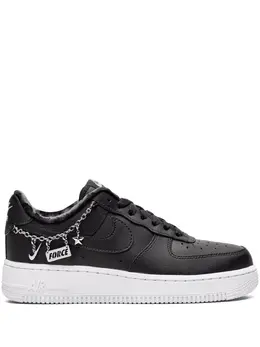 Nike: Чёрные кроссовки  Air Force 1