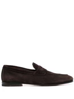 Santoni: Тёмные туфли 
