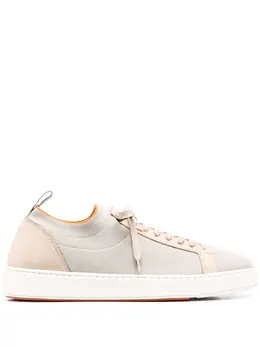 Santoni: Бежевые кроссовки 