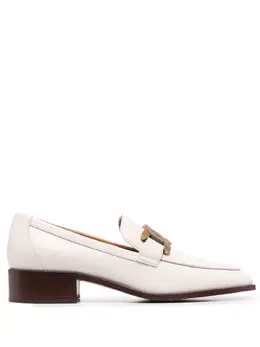 Tod's: Бежевые лоферы 