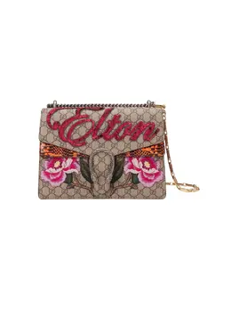 Gucci: Сумка  Dionysus с растительным принтом