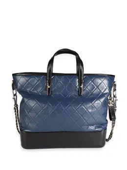 Chanel Pre-Owned: Голубая сумка 