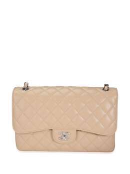Chanel Pre-Owned: Бежевая сумка 