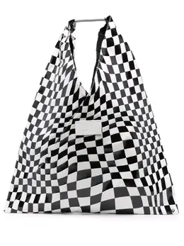 MM6 Maison Margiela: Сумка-шоппер с принтом 