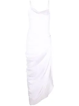 Jacquemus: Белое платье  La Robe Saudade