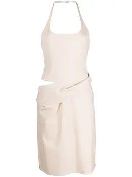 Jacquemus: Белое платье 