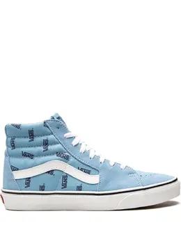 Vans: Голубые кроссовки  Sk8-Hi