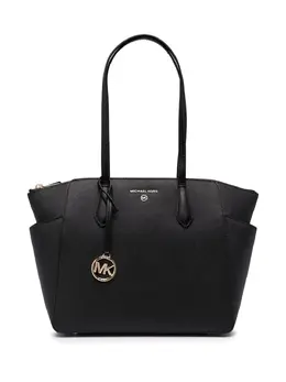 Michael Michael Kors: Чёрная сумка-шоппер 