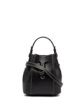 Furla: Чёрная сумка-шоппер 
