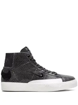 Nike: Чёрные кроссовки  SB Blazer Mid