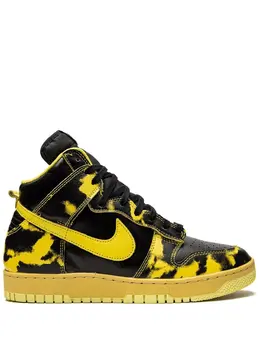 Nike: Чёрные кроссовки  Dunk High