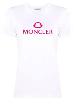 Moncler: Футболка с принтом 