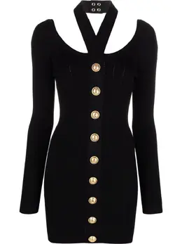 Balmain: Трикотажное платье 