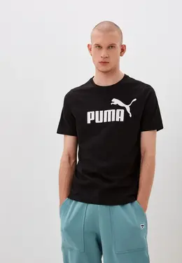 PUMA: Чёрная футболка 