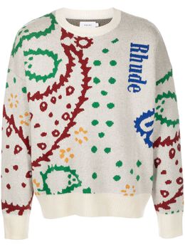 Rhude: Трикотажный свитер 