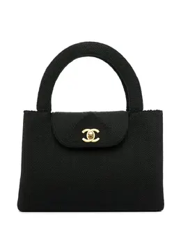 Chanel Pre-Owned: Чёрная сумка 