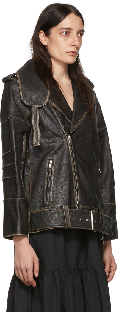 by Malene Birger Black Beatrisse Leather Jacket Q70858001