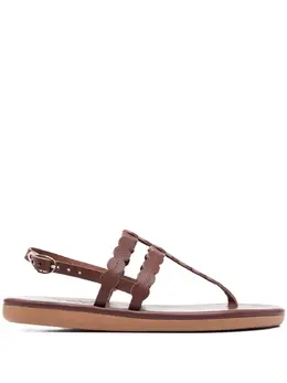 Ancient Greek Sandals: Коричневые сандалии 