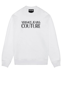 VERSACE JEANS COUTURE: Белая толстовка 