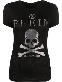 Philipp Plein: Футболка  Skull с принтом