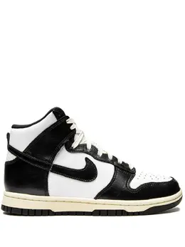 Nike: Чёрные кроссовки  Dunk High