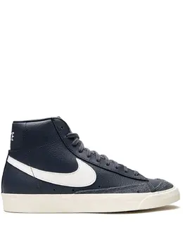 Nike: Голубые кроссовки  Blazer Mid 77 Vintage