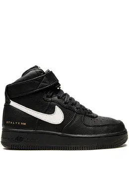 Nike: Чёрные кроссовки Air Force 1 High