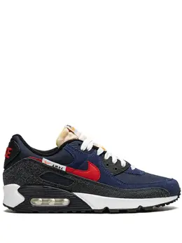 Nike: Голубые кроссовки  Air Max 90 SE