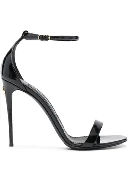 Dolce & Gabbana: Чёрные сандалии  Keira