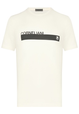 CORNELIANI: Белая футболка 