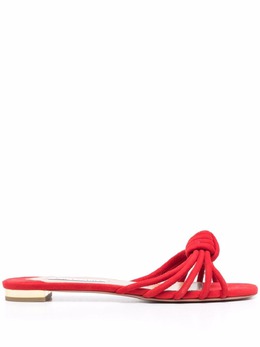 Aquazzura: Красные сандалии Sole