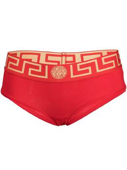 Versace: Красные трусы  Greca