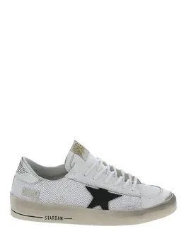 Golden Goose: Белые кроссовки  Stardan