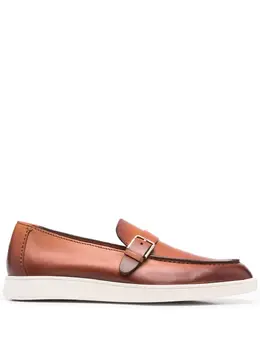 Santoni: Коричневые туфли 