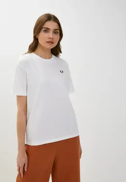 Fred Perry: Белая футболка 