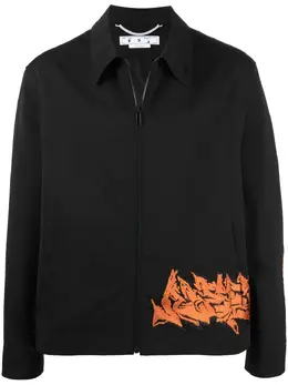 Off-White: Чёрная куртка 
